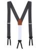 Trafalgar Trafalgar Big And Tall Voltaire Chalk Stripe Elastic Formal End Suspenders (braces) - 2