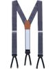 Trafalgar Trafalgar Classic Herringbone Formal End Silk Suspenders (braces) - 1