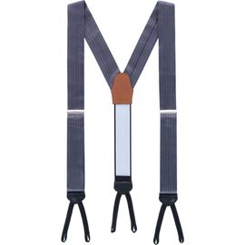 Trafalgar Trafalgar Classic Herringbone Formal End Silk Suspenders (braces)