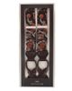 Trafalgar Trafalgar Courtside Basketball Silk Novelty Button End Suspenders (braces) - 4