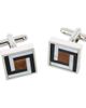 Trafalgar Trafalgar Dallas Square Joint Stone Cufflinks - 1