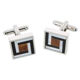Trafalgar Trafalgar Dallas Square Joint Stone Cufflinks