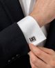 Trafalgar Trafalgar Dallas Square Joint Stone Cufflinks - 3