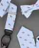 Trafalgar Trafalgar Down The Stretch Racehorse Linen Blend Button End Suspenders (braces) - 4