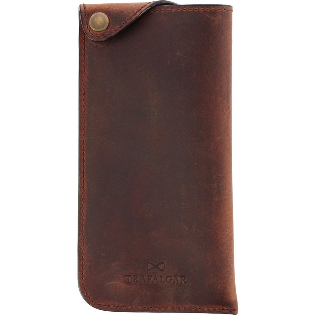 Trafalgar Trafalgar Doyle Horse Leather Snap Closure Glass Case