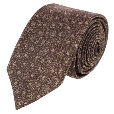 Trafalgar Trafalgar Franco Floral Neat Pattern Business Silk Necktie