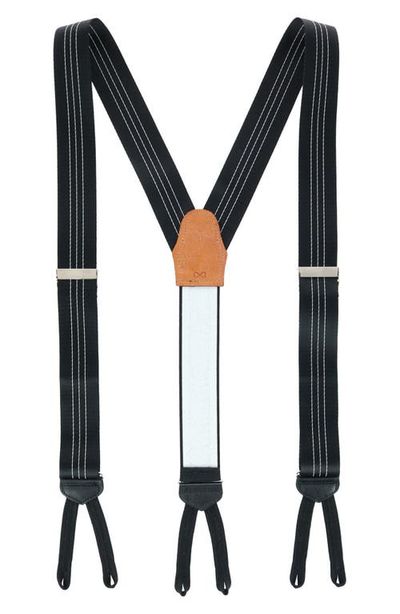 Trafalgar Trafalgar Fredrick 35mm Center Stripe Formal Suspenders (braces)