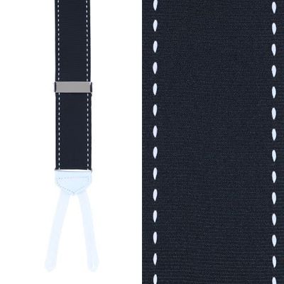 Trafalgar Trafalgar Freeman Edge Stitching Runner End Ribbon Suspenders (braces)