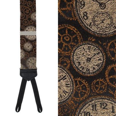 Trafalgar Trafalgar Horologe Novelty Silk Formal End Suspenders (braces)
