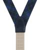 Trafalgar Trafalgar Ives Green And Navy Blackwatch Plaid Silk Button End Suspenders (braces) - 2