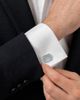 Trafalgar Trafalgar Langford Square Opal Stone Filigree Edged Cufflinks - 3