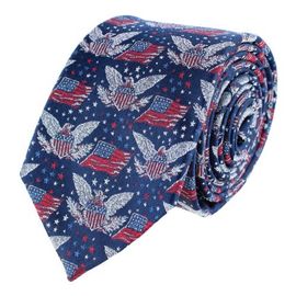 Trafalgar Trafalgar Legacy Soars Patriotic Bald Eagle Silk Novelty Necktie