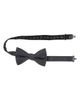 Trafalgar Trafalgar Leyton Diagonal Lined Tone On Tone Silk Bow Tie - 4