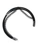 Trafalgar Trafalgar Loose Fit Zaid Metal & Leather Triple Strand Clasp Bracelet - 2