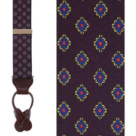 Trafalgar Trafalgar Luxe Diamond Elastic Button End Suspenders (braces)