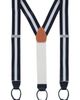 Trafalgar Trafalgar Montague Center Stripe Nylon Button End Suspenders (braces) - 1