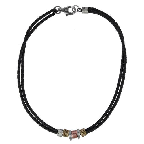 Trafalgar Trafalgar Nasher Vegan Leather Beaded Necklace