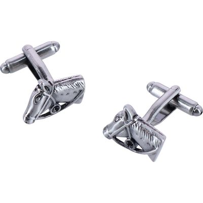 Trafalgar Trafalgar Off To The Races Horse Head Novelty Cufflinks