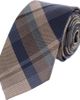 Trafalgar Trafalgar Rolando Stately Plaid Wool Blend Business Necktie - 1