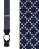 Trafalgar Trafalgar Rowan Geometric Pattern Silk Button End Suspenders (braces) - 1