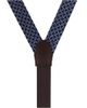 Trafalgar Trafalgar Rowan Geometric Pattern Silk Button End Suspenders (braces) - 3