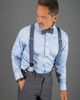 Trafalgar Trafalgar Rowan Geometric Pattern Silk Button End Suspenders (braces) - 4