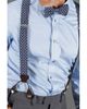 Trafalgar Trafalgar Rowan Geometric Pattern Silk Button End Suspenders (braces) - 5