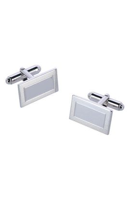 Trafalgar Trafalgar Sterling Silver Rectangle Cuff Links 