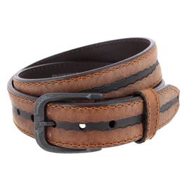 Trafalgar Trafalgar Tatanka 40mm Genuine Vintage Bison Contrast Stitch Jean Belt