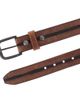 Trafalgar Trafalgar Tatanka 40mm Genuine Vintage Bison Contrast Stitch Jean Belt - 2