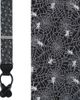 Trafalgar Trafalgar Venom Spider Web Motif Novelty Silk Button End Suspenders (braces) - 1