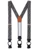 Trafalgar Trafalgar Venom Spider Web Motif Novelty Silk Button End Suspenders (braces) - 2