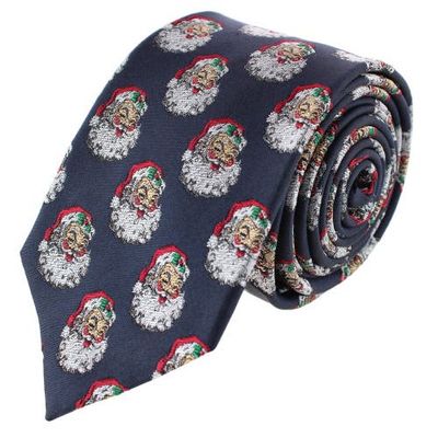 Trafalgar Trafalgar Vintage Cherrio Santa Novelty Silk Necktie