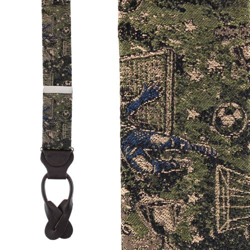 Trafalgar Trafalgar World's Champion Goal Soccer Novelety Button End Suspenders