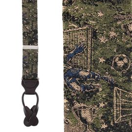 Trafalgar Trafalgar World's Champion Goal Soccer Novelety Button End Suspenders