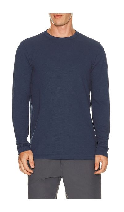 TravisMathew TravisMathew Cloud Waffle Crew Long Sleeve Tee