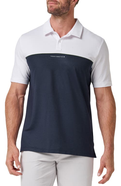 TravisMathew TravisMathew Featherweight Colorblocked Performance Polo