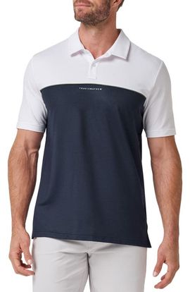 TravisMathew TravisMathew Featherweight Colorblocked Performance Polo