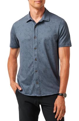 TravisMathew TravisMathew Featherweight Tides Short Sleeve Button-Up Shirt