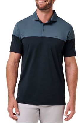 TravisMathew TravisMathew Heater Pro Colorblock Performance Polo