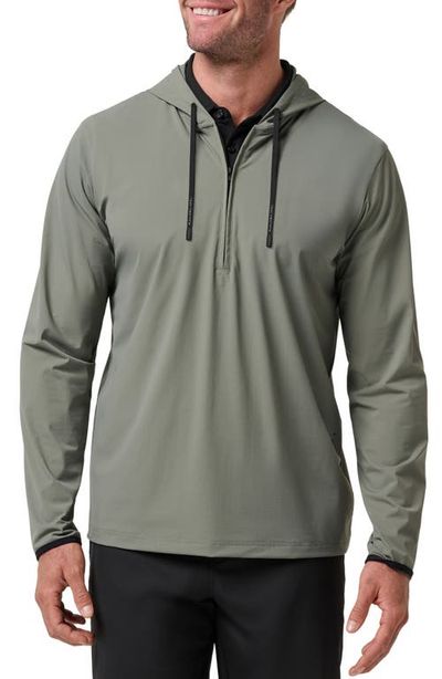 TravisMathew TravisMathew Hero Hour Performance Half Zip Hoodie