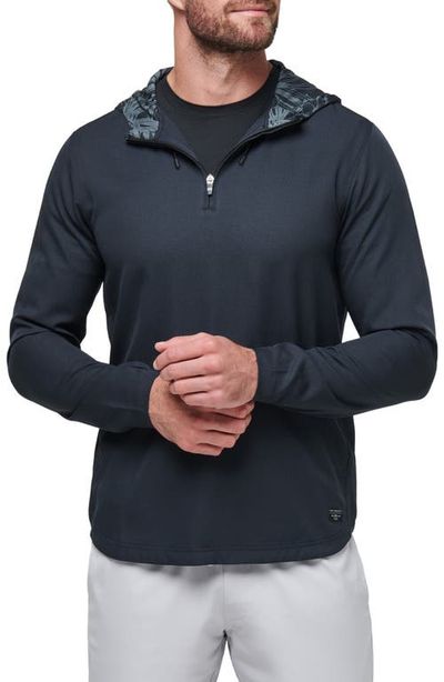 TravisMathew TravisMathew Hooded Quarter Zip Pullover