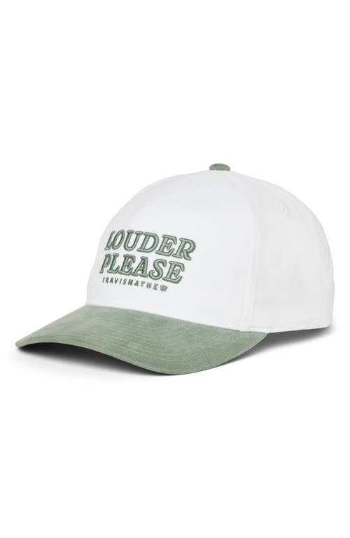 TravisMathew TravisMathew Louder Please Snapback Baseball Cap