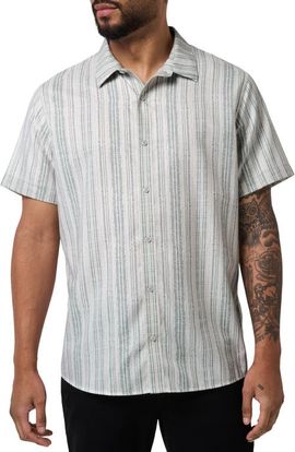 TravisMathew TravisMathew Meant for More Short Sleeve Button-Up Shirt