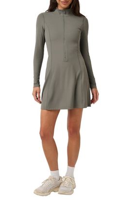 TravisMathew TravisMathew Pulse Long Sleeve Zip Minidress