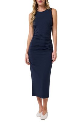 TravisMathew TravisMathew Ruched Sleeveless Cloud Jersey Maxi Dress