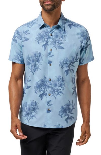 TravisMathew TravisMathew Seashelf Floral Technical Button-Up Shirt
