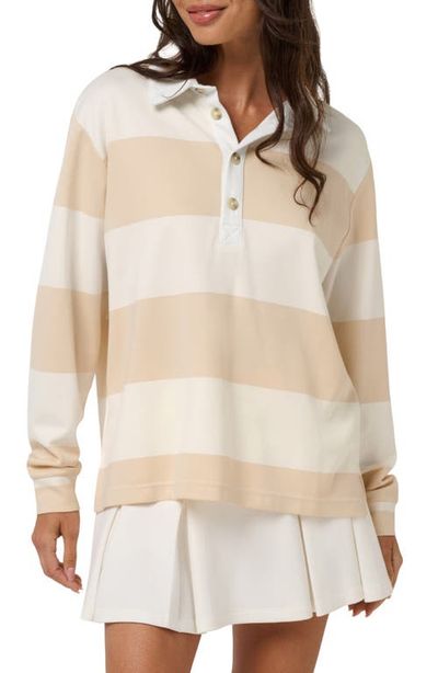 TravisMathew TravisMathew Striped Performance Rugby Polo