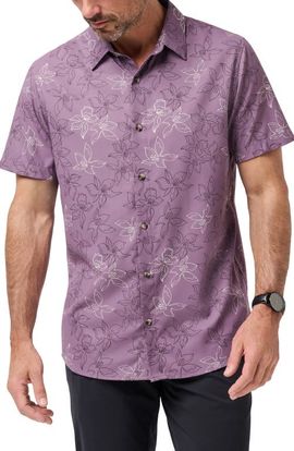 TravisMathew TravisMathew TechWoven Short Sleeve Button-Up Shirt