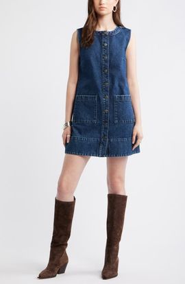 Treasure & Bond Treasure & Bond Denim Sheath Dress
